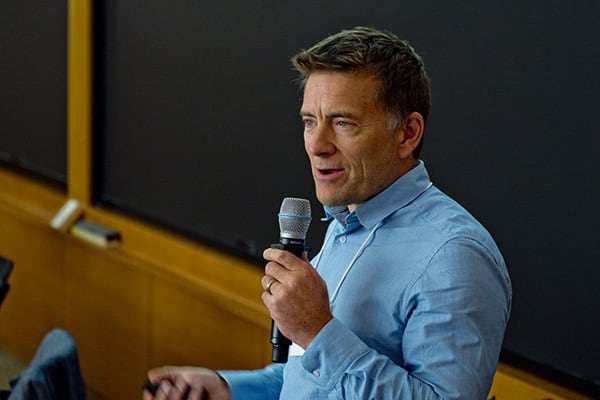 SIOE conference photo: Douglas Allen at SIOE 2015.