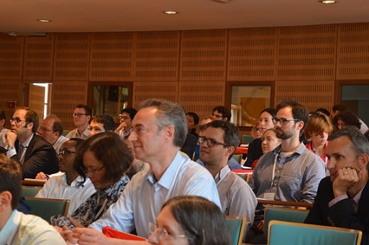 SIOE conference photo: The audience attending a session.
