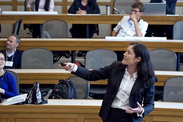 SIOE conference photo: Catherine Duggan presenting at SIOE 2015.