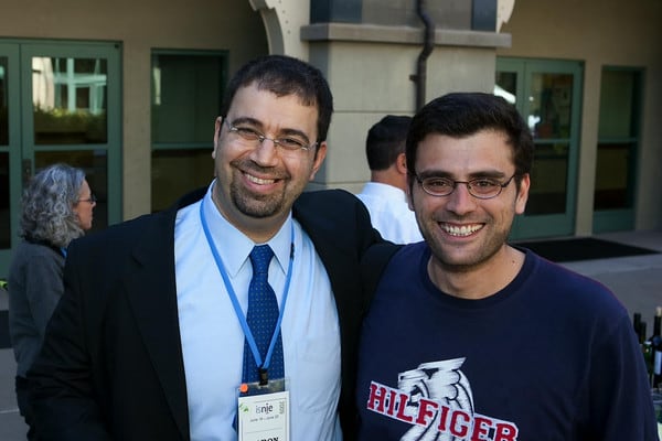 SIOE conference photo: Friends and colleagues at the 2009 conference.