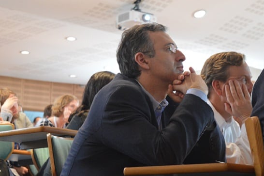 SIOE conference photo: Sergei Guriev at the SIOE conference.