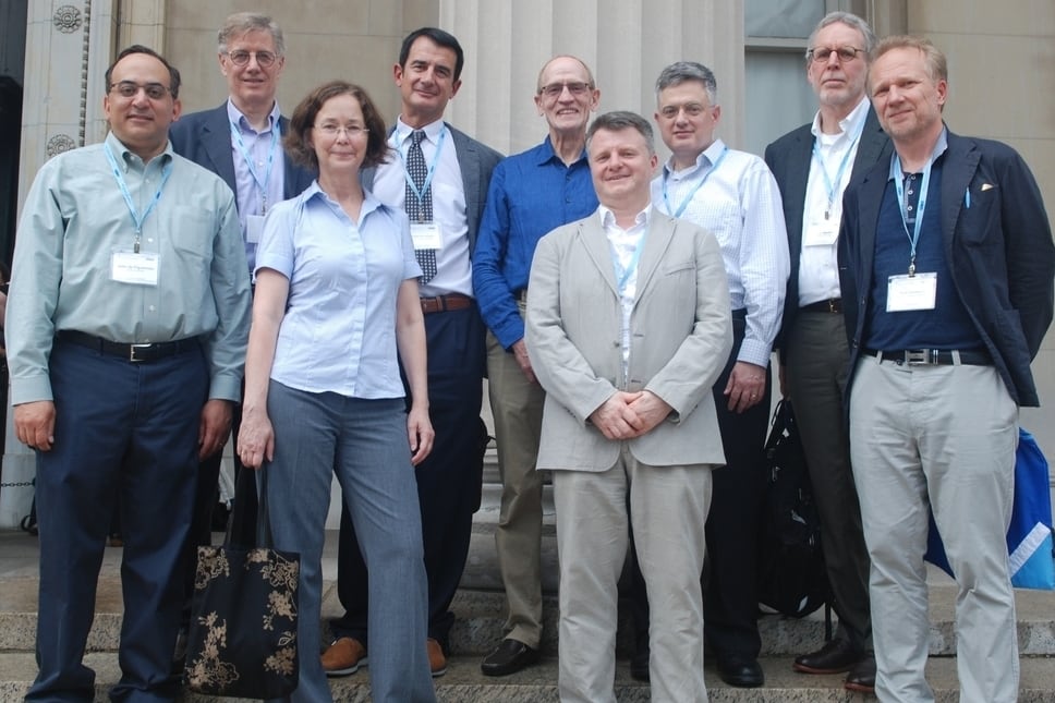 SIOE conference photo: Past presidents of SIOE.