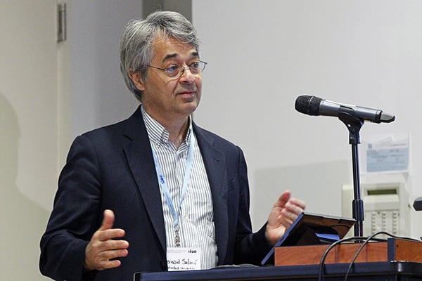 SIOE conference photo: Bernard Salanié at SIOE 2017.