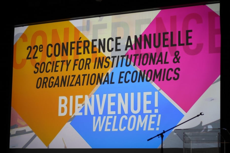 SIOE conference photo: Setting the stage for the annual conference.