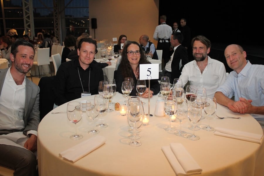 SIOE conference photo: Table 5 at the gala dinner, SIOE 2018.